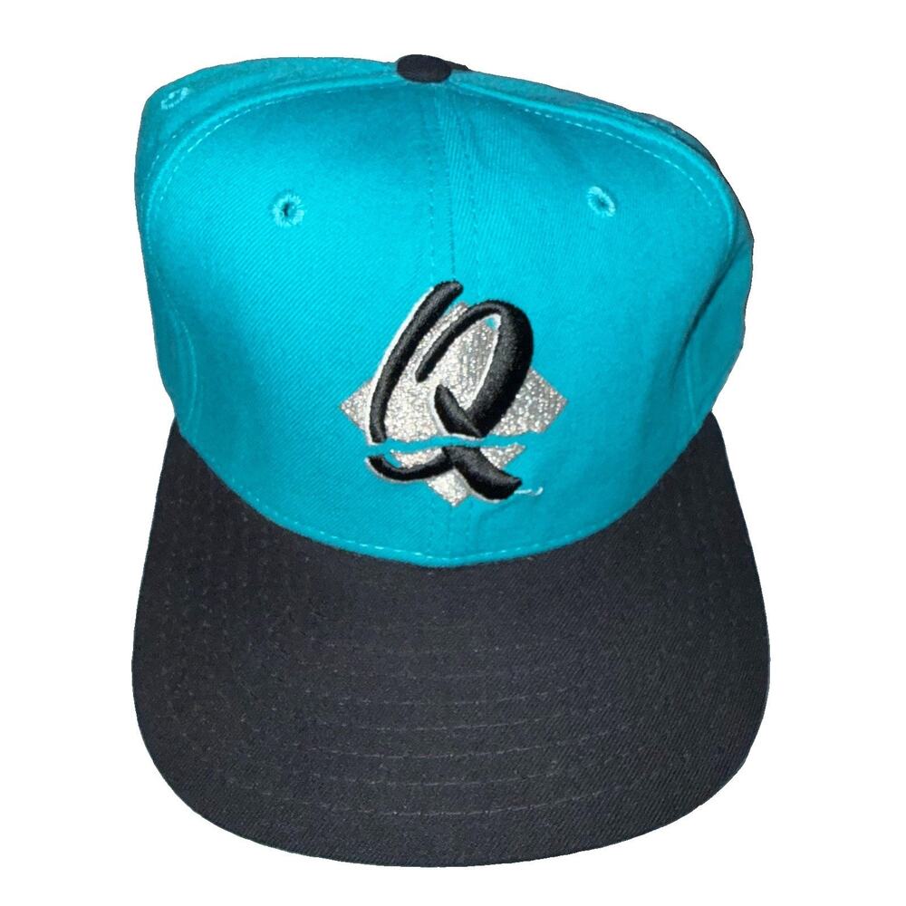Vintage 90s Rancho Cucamonga Quakes MiLB Baseball New Era Snapback Hat Cap USA